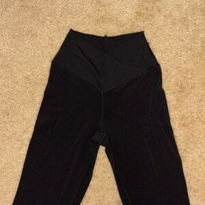 OFFLINE By Aerie Real Me High Waisted Crossover Rib Super Flare Legging